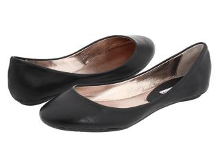 STEVE MADDEN Heaven BLACK Flats Ballet Shoes Womens Leather New NIB