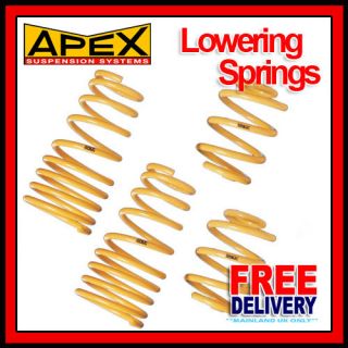 apex sports lowering springs fiat stilo 1 6 01 12