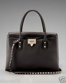 nwt valentino garavani rockstud studded leather handbag w dust bag