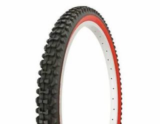 Tire Duro 24 x 2.10 Black/Red Side Wall HF 107. Fixie bike Cruiser 