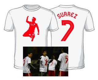 Luis Suarez Show Your Support Liverpool LFC protest T Shirt Adults 