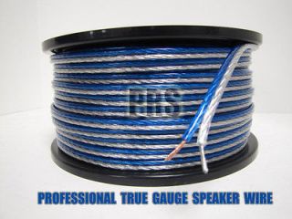   GAUGE PROFESSIONAL TRUE GAUGE SPEAKER WIRE / CABLE CAR HOME AUDIO AWG
