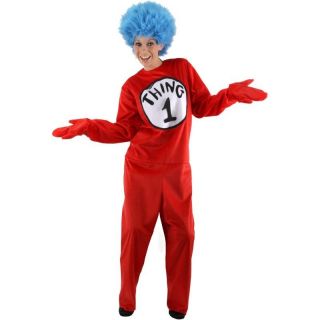 THING 1 or 2 dr. suess cat in the hat mens womens adult halloween 