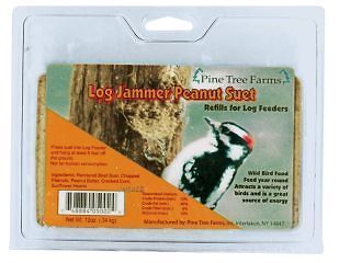 log jammers woodpecker log bird food for lj feeder time