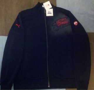 Puma Ducati Sweat Suit Jacket/ Ferrari/ Retail $90.00/ Motorcycle/Siz 