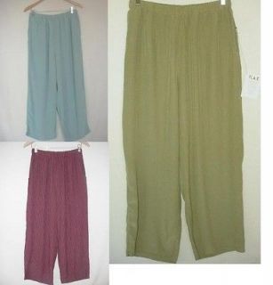 flax temperate rayon cropped flood pant pic size color more