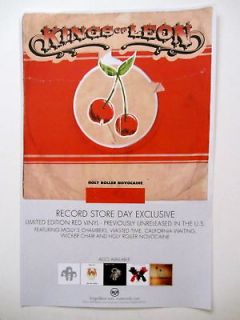   Record Store Day Poster RARE Only By The Night Come Around Sundown