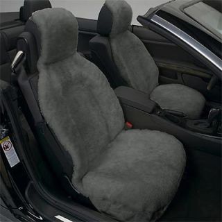 Eurow Side less 100% Sheepskin Seat Cover Accomodates Side Airbags 