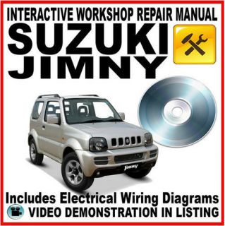 SUZUKI JIMNY 1998   2005  Workshop Repair Service Manual 
