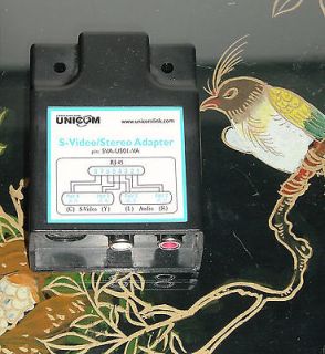 unicom s video stereo adapter sva u501 va time left