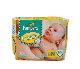 pampers swaddlers newborn 240 count 12 packs of 20 time