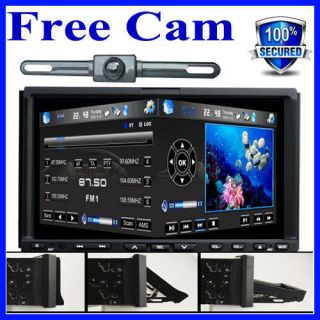   Touchscreen Car CD DVD Player GPS Navigation Radio Ipod BT+Free Camera