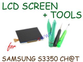 New Replacement LCD Display Screen+Tools for Samsung S3350 Ch@t Chat 