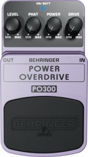 Behringer Power Overdrive PO300 Overdrive Guitar Effect Pedal