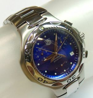 tag heuer kirium blue quartz chrono cl1112 0 watch returns