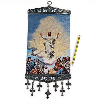 woven hanging tapestry religious icon x large size from turkey