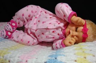 REBORN BABY GIRL CITI TOY NO LONGER MADE GREAT GIFT HAND ROOTED HAIR 