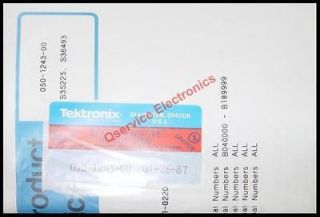 tektronix (7613, 7623, 7623A, 7623B, 7633, 7704, 7704a, 7403, 7313 