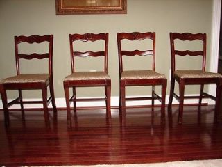 tell city antique dining chairs  395 00