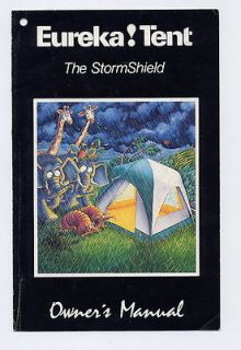 old eureka tent the stormshield owner s manual time left
