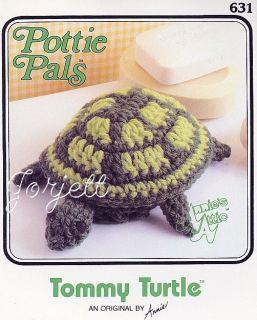 Tommy Turtle, Annies Pottie Pals crochet pattern