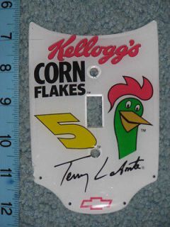   switch cover CAR HOOD Kelloggs TERRY LABONTE Chevy race car rooster