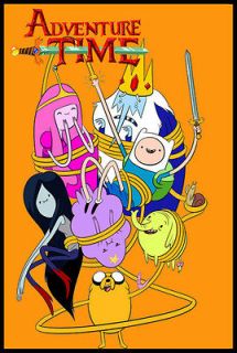 adventure time group poster 15h x 10w 