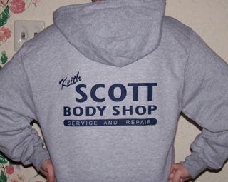 Keith Scott Body Shop hoodie SIZE LARGE tree hill oth one SIZE LARGE