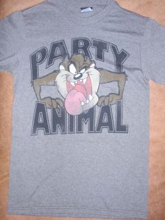   Looney Tunes Tazmanian Devil Taz Party Animal T Shirt New w Tags