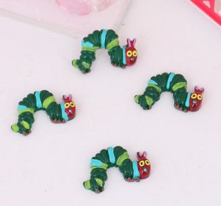 12/50/100 PCS THE VERY HUNGRY CATERPILLAR Flatback Scrapbooking Resin 