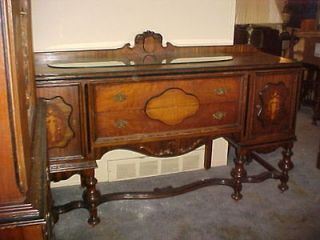 Antique Coleman Dining Room Buffet/Sideboard gorgeous inlay early 1900 