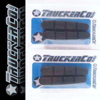 x2 pair Soft Black TruckerCo High Performance Brake Pads hive trp sram 