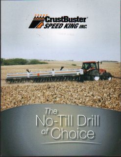 crustbuster no till tractor drill brochure leaflet 
