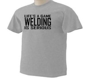welding life s a game welder t shirt more options