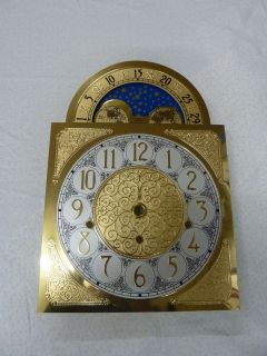 GRANDFATHER CLOCK DIAL FOR HERMLE 461 853 WESTMINSTER CHIME MOVEMENT