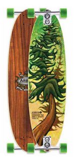 arbor zeppelin longboard skateboard complete  161 95