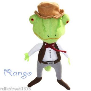 Rango Movie Character Lizard 10 Soft Stuffed Plush Toy Doll Green 