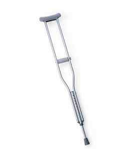 pair medline push button childrens childs crutches time left