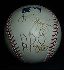 Albert Pujols Tony LaRussa +19 2008 Cardinals Signed Baseball PSA/DNA 
