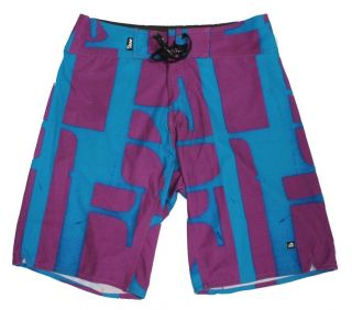 Mens Reef WITHINWHIRL Boardshorts   32 Waist   Blue / Purple