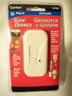   Tabletop Slide Dimmer Switch for Lights Lamps Hand Held Table Top