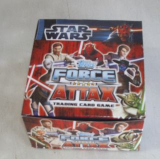 Full box of Topps Star Wars Force Attax Trading Card Game  50 
