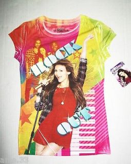   Girls VICTORIOUS T Shirt sz 10 12 ROCK ON Nickelodeon TORI & Friends