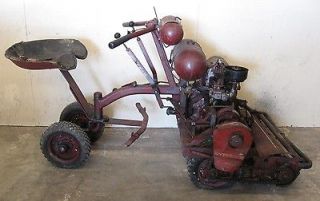 1948 Antique Toro Reel Type Riding Lawn Mower with Sulky