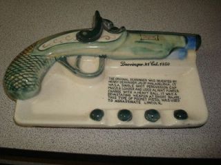 Newly listed CERAMIC ASHTRAY WITH A DERRINGER GUN .41 CAL 1850