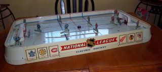 eagle national league electric hockey game 1960 set 2 from