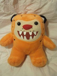 Peekaboo Toys Orange Block Monster Plush Square Teeth Domo Style 9 
