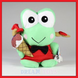 sanrio 8 keroppi girl ice cream plush doll toy frog