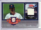 JACK MORRIS Tigers 2006 Greats Of The Game Tigers Greats Game Used 