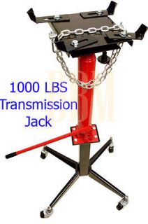 1000 LBS Tall Hydraulic Transmission Jack Lift 51 1/8 To 71 1/4 